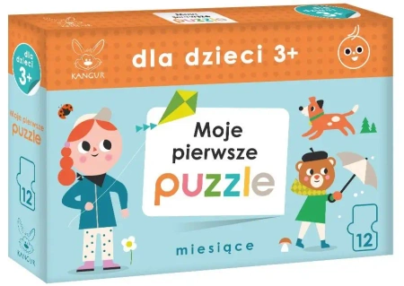 Dla Dzieci 3+ Moje pierwsze Puzzle. Miesiące - Kangur