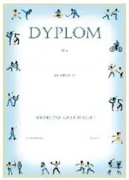 Dyplom A4 Dyscyliny w ramce - Henry