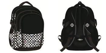 Plecak 4 komorowy BP1 Chessboard Butterflies - ST-MAJEWSKI