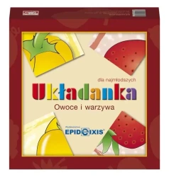 Owoce i warzywa. Układanka dla najmłodszych w.2022 - praca zbiorowa