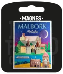 Magnes I love Poland Malbork ILP-MAG-C-MAL-18 - Pan Dragon