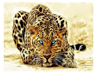 Diamentowa mozaika - Leopard - Norimpex