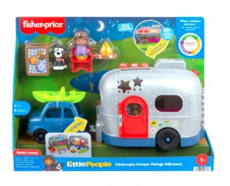 Fisher Price Edukacyjny Kamper Małego Odkrywcy HJN43 - Mattel