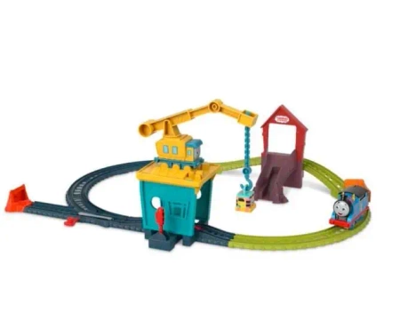Zestaw torów Tomek&Przyjaciele Dźwig Karolcia + Sandy - Fisher Price