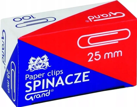 Spinacz Grand 25mm 10x100 sztuk - Euro-Trade