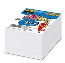 Kostka klejona ECO 85x85x50mm biała - Alfa Pastello