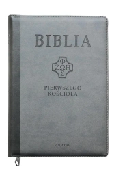 Biblia pierwszego Kościoła szara z paginatorami - praca zbiorowa