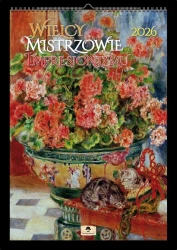 Kalendarz 2026 ścienny mistrzowie impresjonizmu - Pan Kalendarzyk