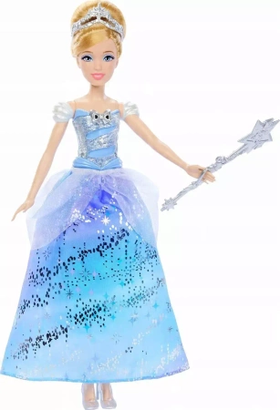 Mattel. JBF94 Disney Princess. Lalka Kopciuszek. Magiczna suknia balowa