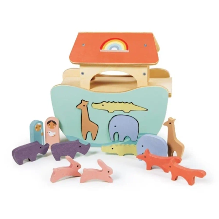 Figurki do zabawy drewniane farma z zwierzątkami - Tender Leaf Toys