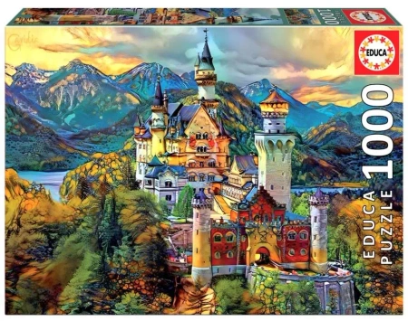 Puzzle 1000 Zamek Neuschwanstein, Niemcy G3 - Educa
