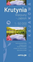 Mapa - Krutynia - Warpuny, Jabłoń, 1:50 000 - opracowanie zbiorowe