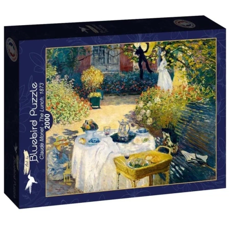 Puzzle 2000 Śniadanie, Claude Monet, 1873 - Bluebird Puzzle