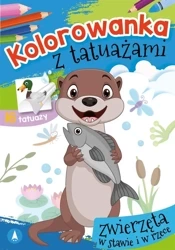 Kolorowanka z tatuażami. Zwierzęta w stawie - Wydawnictwo Skrzat