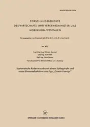 Systematische Ruderversuche Mit Einem Schleppkahn Und Einem Binnenselbstfahrer Vom Typ Gustav Koenigs - Wilhelm Sturtzel