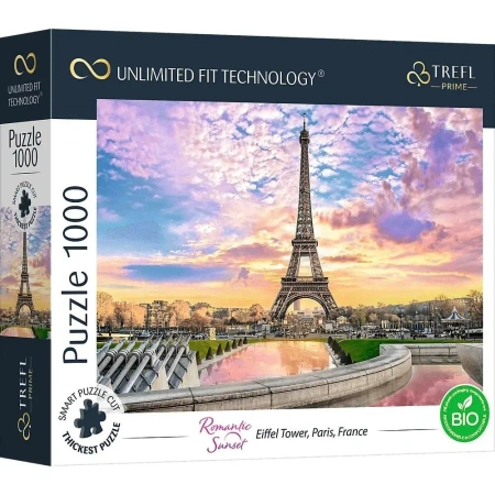 Puzzle 1000 Romantic Sunset: Eiffel Tower TREFL