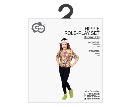 Strój dla dzieci Hipis rozm. 130/140cm - Godan