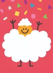 Karnet 17x14cm z kopertą Throwing Shapes - Museums & Galleries