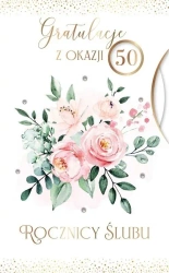 Karnet Rocznica Ślubu wymienne cyfry - Armin Style