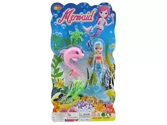 Lalka syrenka z akcesoriami mini 7cm - ADAR