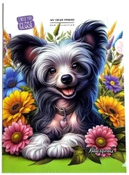 Teczka A4+ plastikowa koszulka L Piesek - Fresh