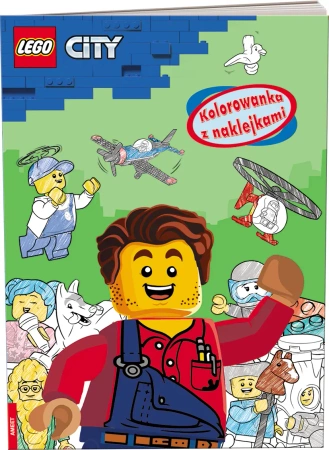 Lego city Kolorowanka z naklejkami NA-6002 - Opracowanie zbiorowe