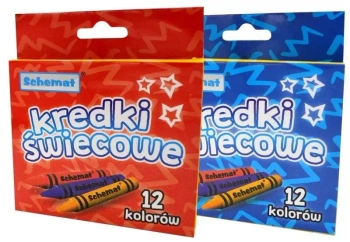 Kredki świecowe 12 kolorów - Schemat