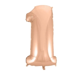 Balon foliowy B&C 1 różowo-złoty 92cm - Godan