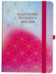 Kalendarz pedagoga 2025/26 B6 tyg Salsa barwny - praca zbiorowa