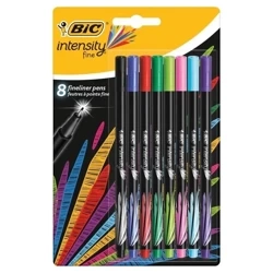 Cienkopis Intensity Fine mix 8 kolorów - BIC