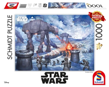 Puzzle 1000 PQ T. Kinkade Star Wars Bitwa o Hoth 110802 - Schmidt Puzzle