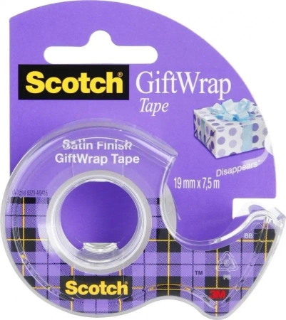 Taśma klejąca na podajniku 19mmx7,5m - Scotch