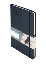 Kalendarz 2026 A5 Minimalizm czarny TNS - -