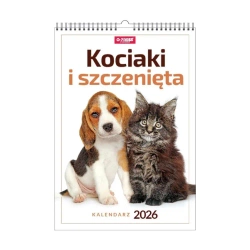 Kalendarz 2026 A3 wieloplanszowy Kociaki i... - O-press