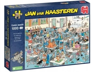 Puzzle 1000 Wystawa kotów - TM Toys