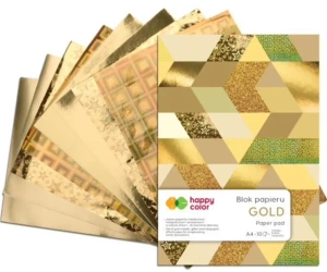 Blok A4/10K Gold 150g-230g HAPPY COLOR - GDD
