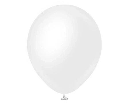 Balony Opaque Satin Snow White 25szt - Godan