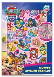 Książka z naklejkami z brokatem Psi Patrol