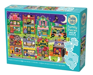 Puzzle 350 Miasteczko Halloween 113583 - Cobble Hill