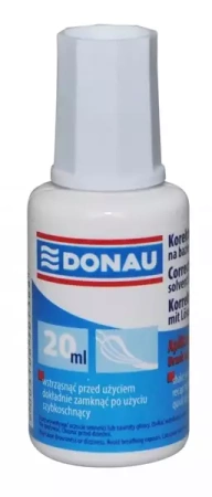 Korektor w płynie z pędzelkiem 20ml (10szt) - Donau