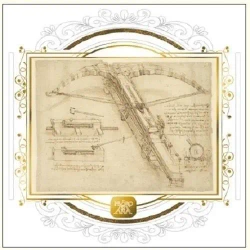 Karnet 16x16cm + koperta Kusza - DaVinci