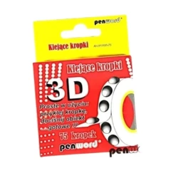 Klejące kropki 3D 75 kropek - Penword