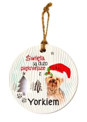 Zawieszka ceramiczna Boże Narodzenie York - Kukartka