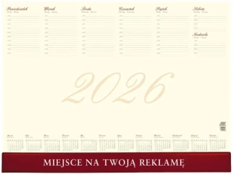 Kalendarz 2026 biuwar business - Wokół Nas