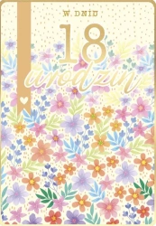 Karnet Urodziny 18 - Kukartka