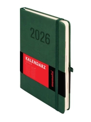 Kalendarz 2026 A5 Memofix DNS zielony - -