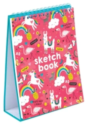 Blok z podstawką Sketch&Snow - Przyjaciele - Kolorowe Baloniki