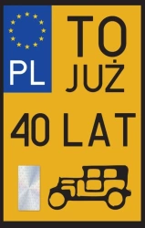 Karnet Urodziny 40 Zabytek - YEKU