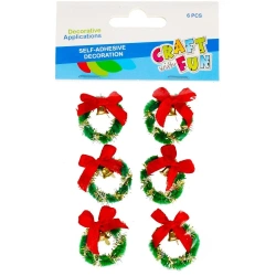Ozdoba dekoracyjna samoprzylepna - ornament, 6 sztuk