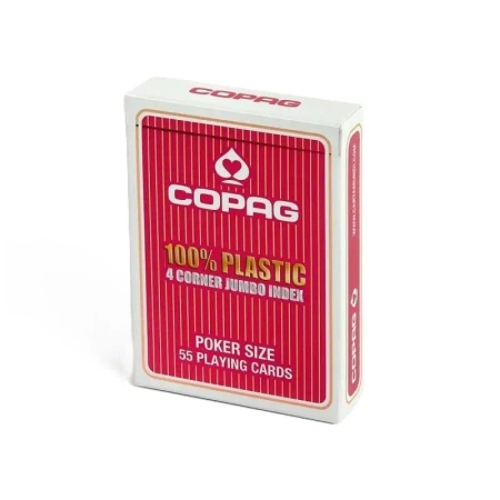 Copag 310 Poker czerwony CARTAMUNDI